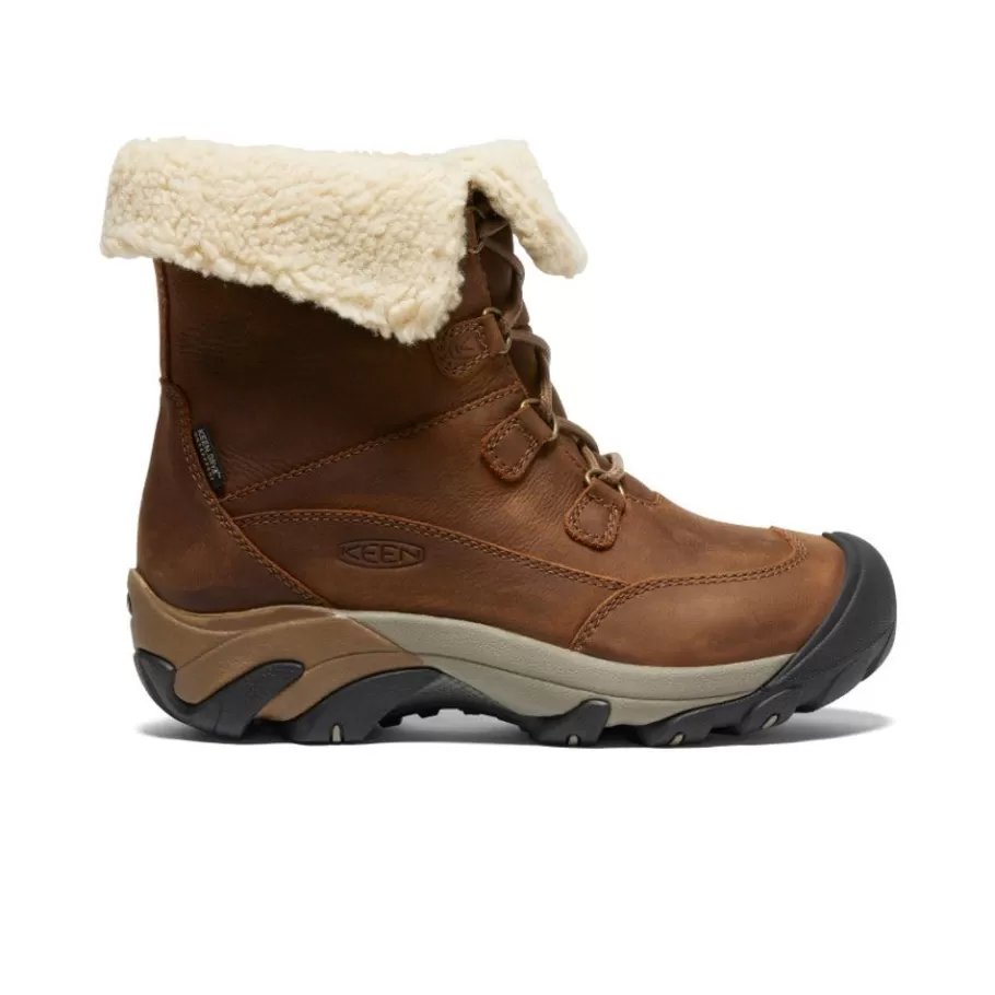 Women KEEN Boots-Women'S Betty Waterproof Short Boot | Brown/Shitake