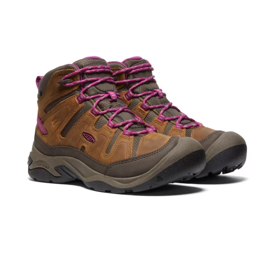 Women KEEN Boots-Women'S Circadia Waterproof Boot | Syrup/Boysenberry