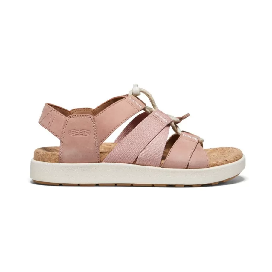 Women KEEN Sandals-Women'S Elle Mixed Strap Sandal | Fawn/Birch