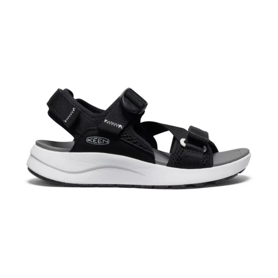 Women KEEN Sandals-Women'S Elle Sport Backstrap Sandal | Black/Steel Grey