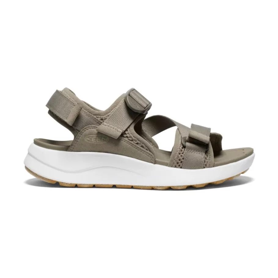 Women KEEN Sandals-Women'S Elle Sport Backstrap Sandal | Brindle/Star White