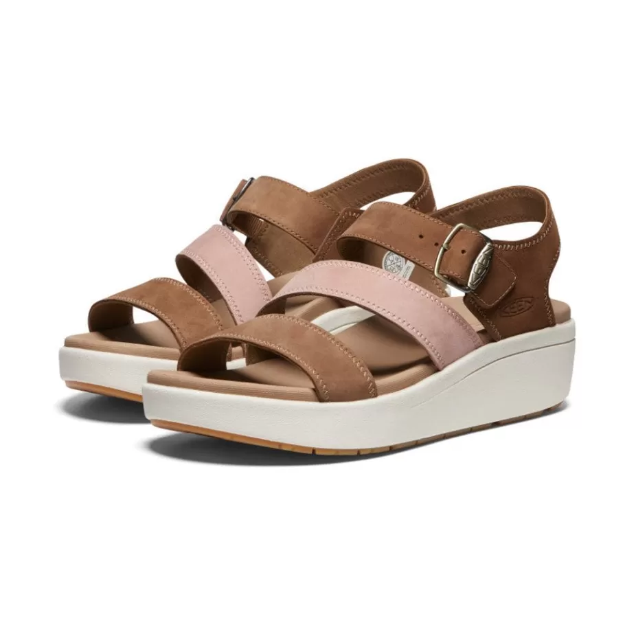 Women KEEN Sandals-Women'S Ellecity Backstrap | Toasted Coconut/Fawn