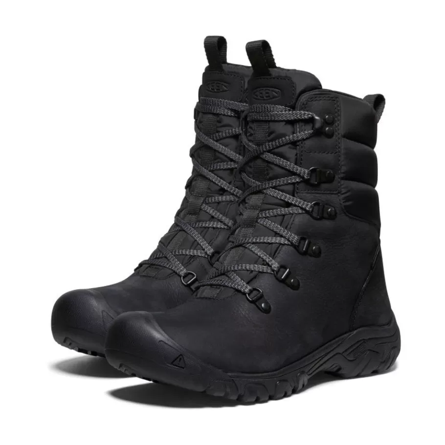 Women KEEN Boots-Women'S Greta Waterproof Boot | Black/Black