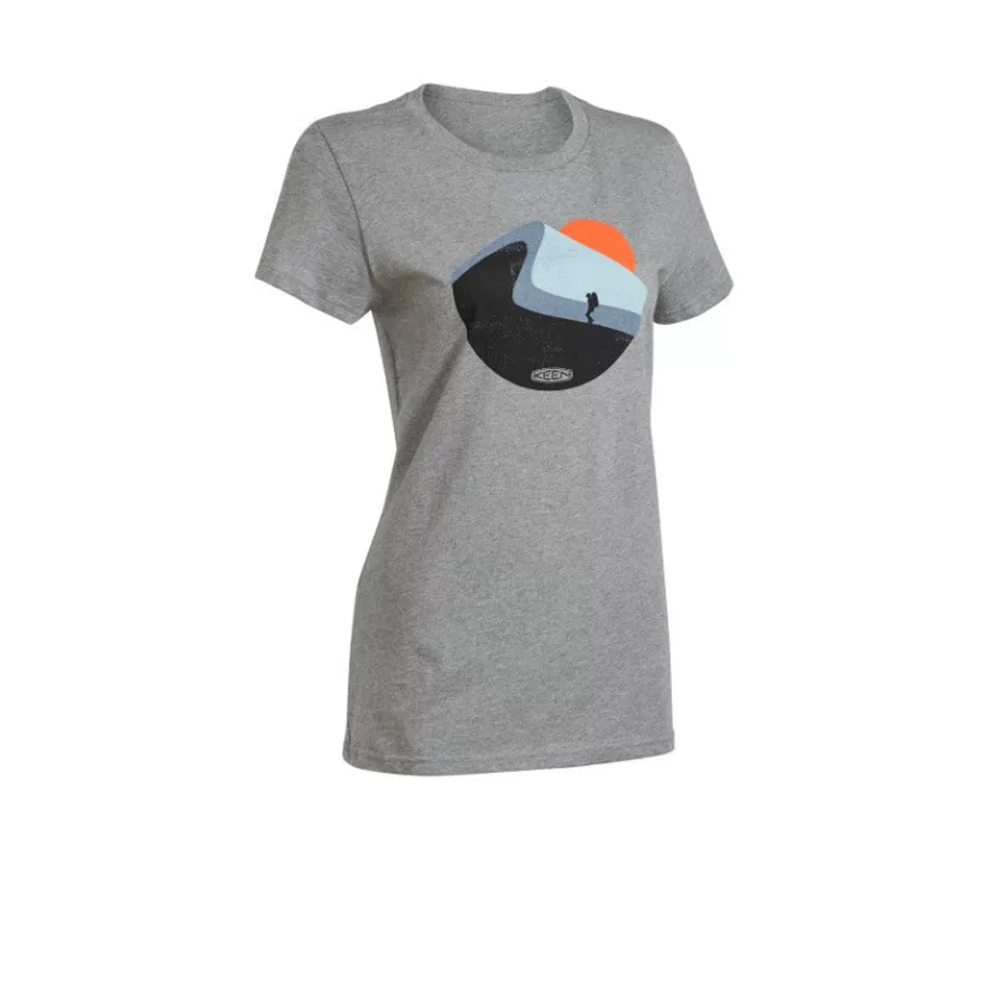 Women KEEN Accessories-Women'S Hike More Tee | Medium Gray Heather