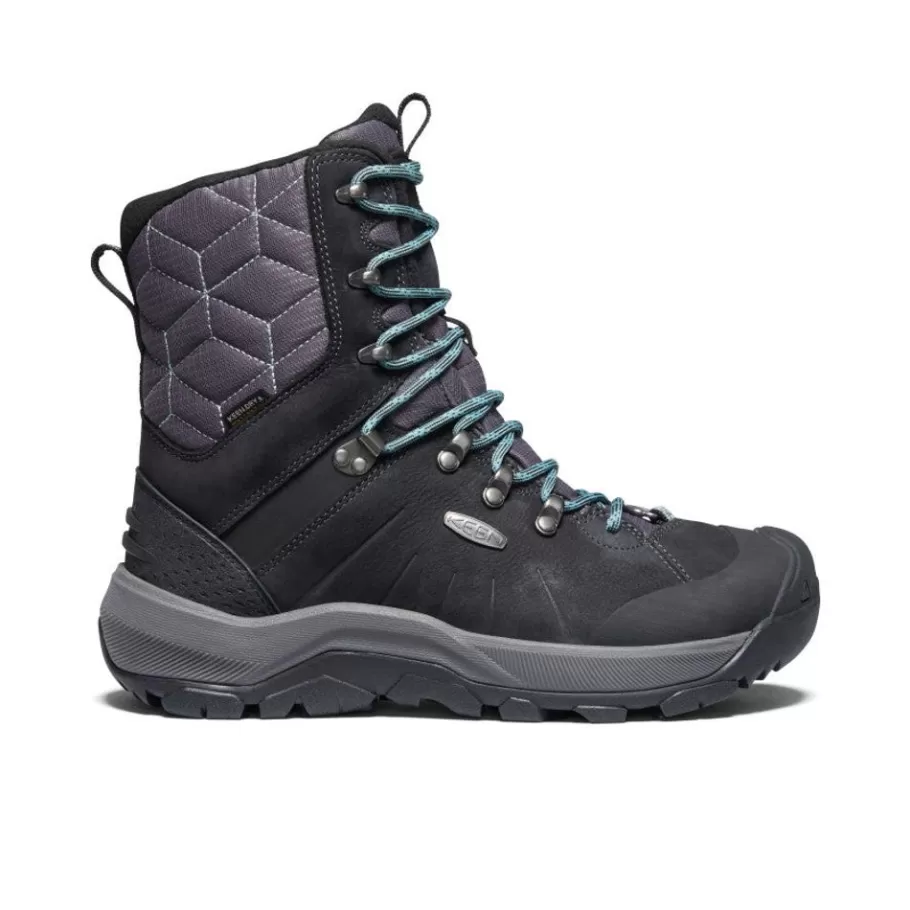 Women KEEN Boots-Women'S Revel Iv High Polar Waterproof Boot | Black/North Atlantic