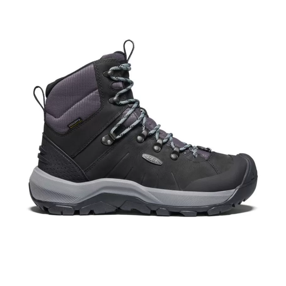 Women KEEN Boots-Women'S Revel Iv Polar Waterproof Boot | Black/Harbor Gray