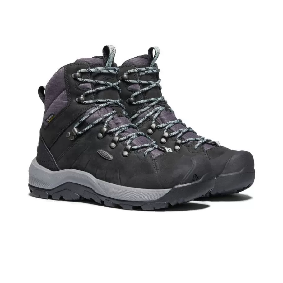 Women KEEN Boots-Women'S Revel Iv Polar Waterproof Boot | Black/Harbor Gray