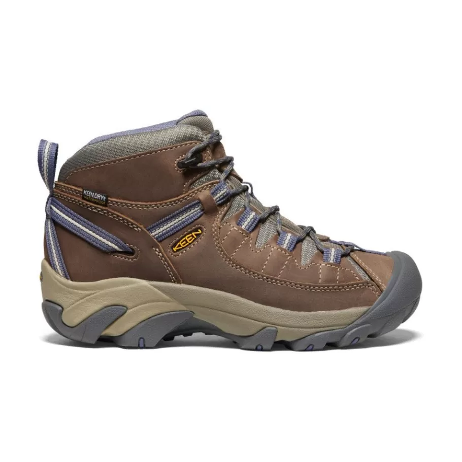 Women KEEN Boots-Women'S Targhee Ii Waterproof Mid | Goat/Crown Blue