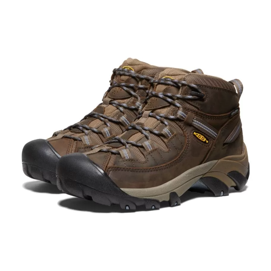 Women KEEN Boots-Women'S Targhee Ii Waterproof Mid | Slate Black/Flint Stone