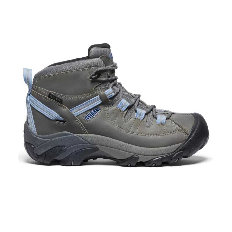 Women KEEN Boots-Women'S Targhee Ii Waterproof Mid | Steel Grey/Hydrangea