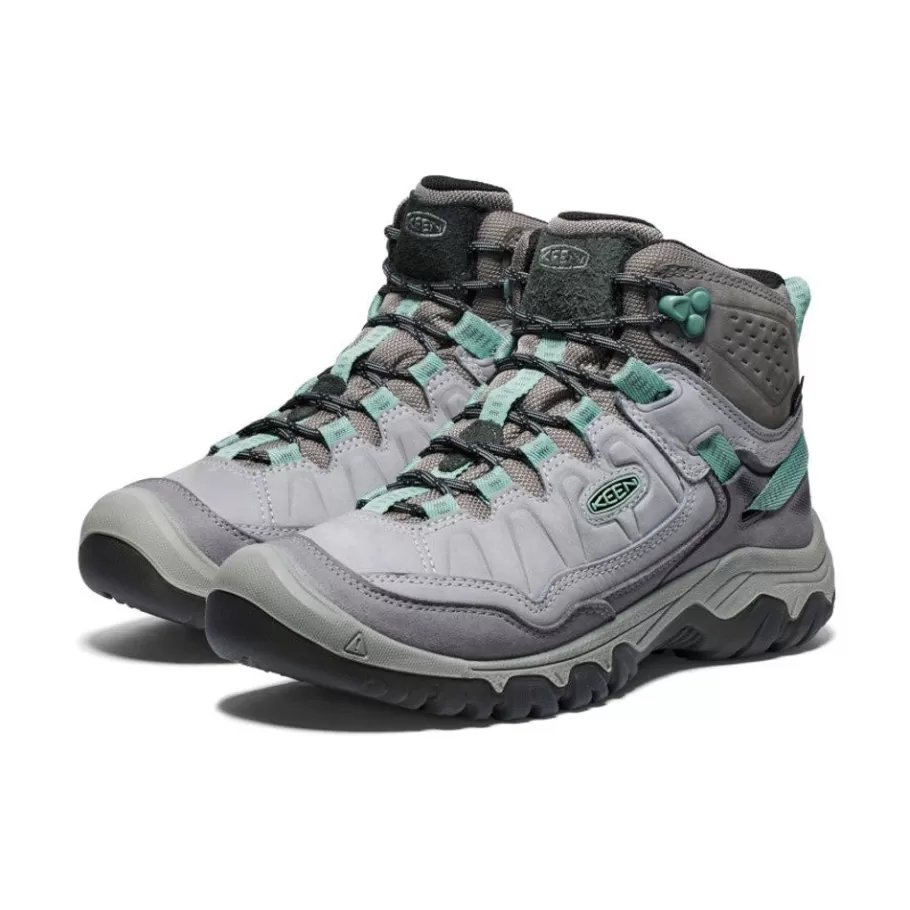 Women KEEN Boots-Women'S Targhee Iv Waterproof Hiking Boot | Alloy/Granite Green