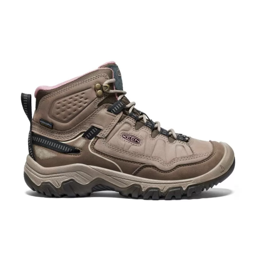 Women KEEN Boots-Women'S Targhee Iv Waterproof Hiking Boot | Brindle/Nostalgia Rose