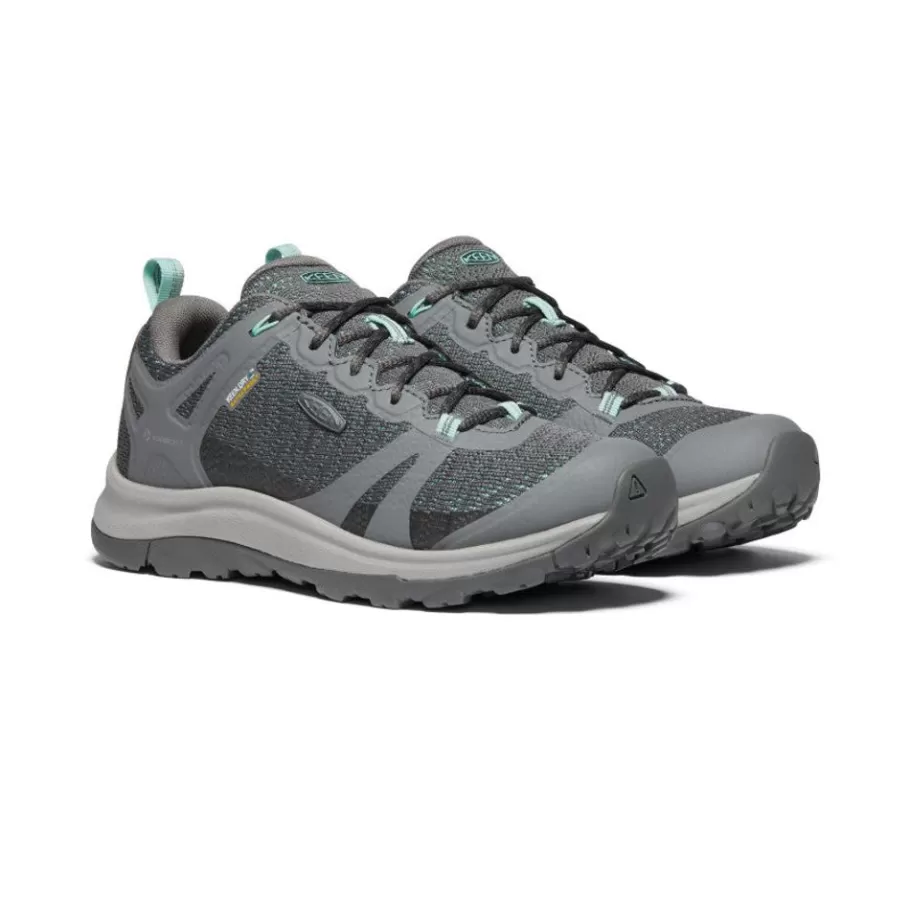 Women KEEN Shoes-Women'S Terradora Ii Waterproof Shoe | Steel Grey/Ocean Wave