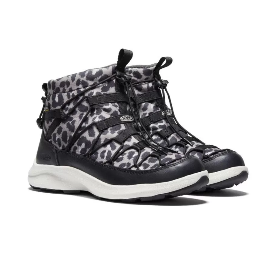 Women KEEN Slip-Ons-Women'S Uneek Snk Ii Waterproof Chukka | Animal Print/Silver Birch