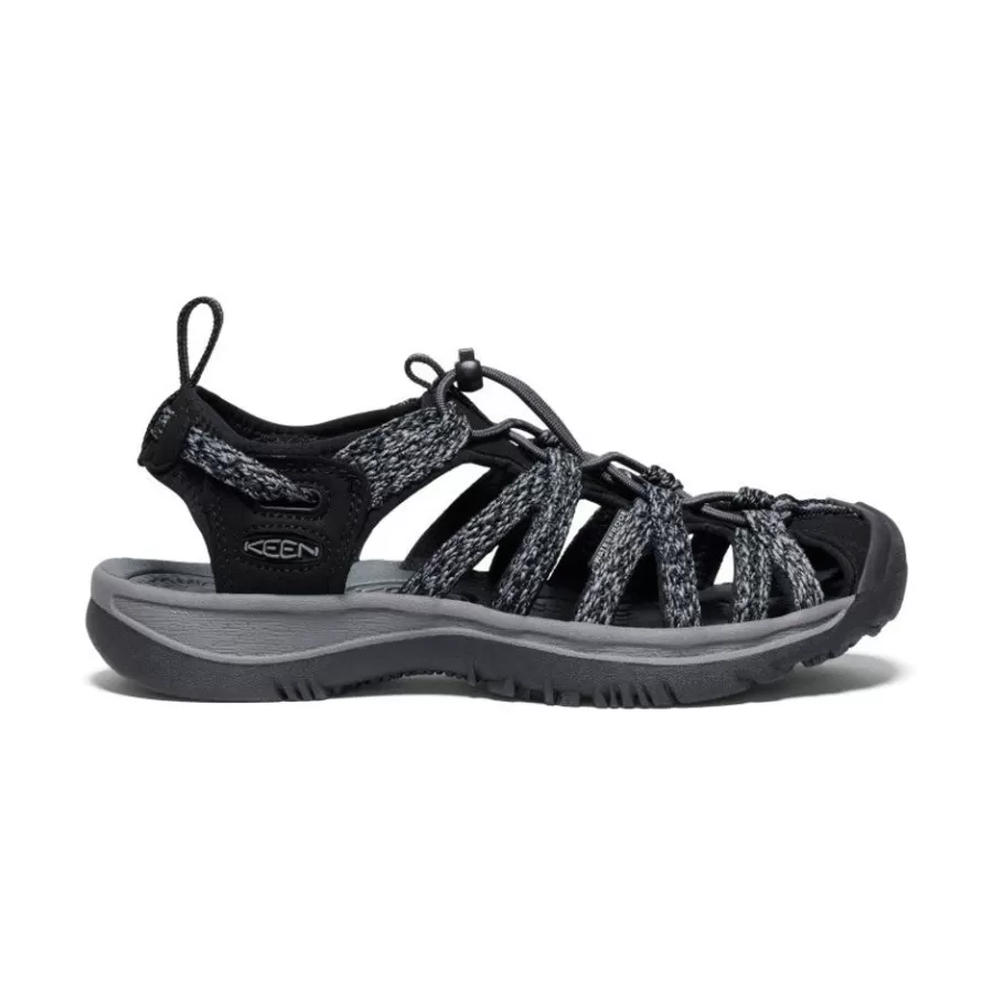 Women KEEN Sandals-Women'S Whisper | Black/Steel Grey