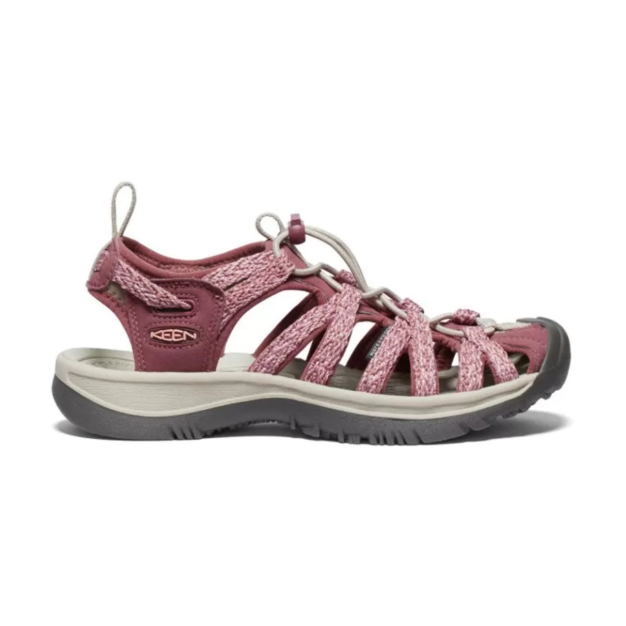 Women KEEN Sandals-Women'S Whisper | Rose Brown/Peach Parfait