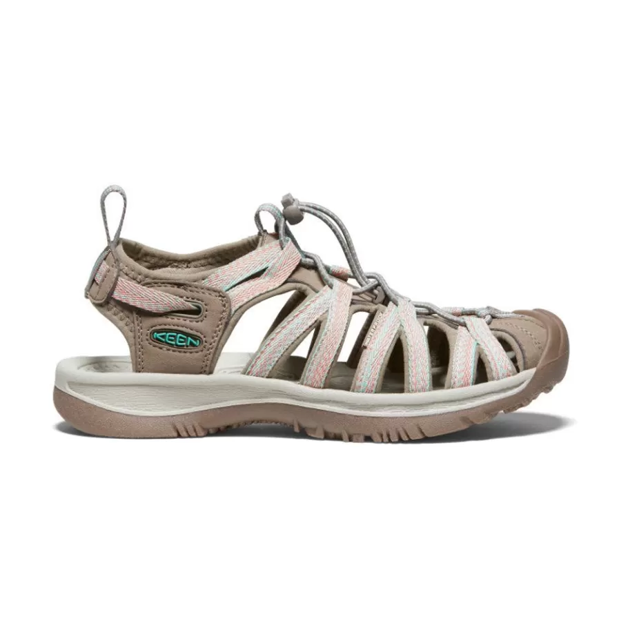 Women KEEN Sandals-Women'S Whisper | Taupe/Coral