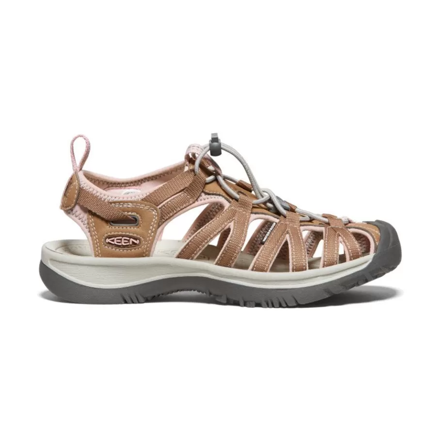 Women KEEN Sandals-Women'S Whisper | Toasted Coconut/Peach Whip