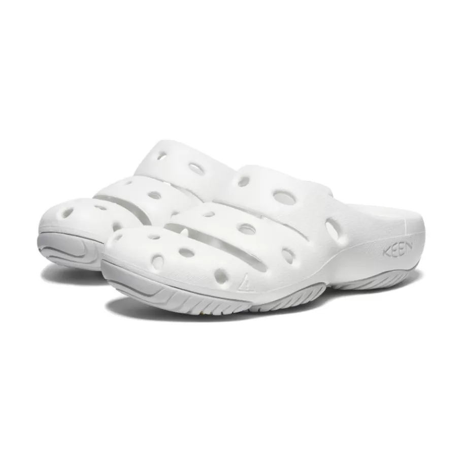 Women KEEN Slip-Ons-Women'S Yogui Clog | Star White/Vapor