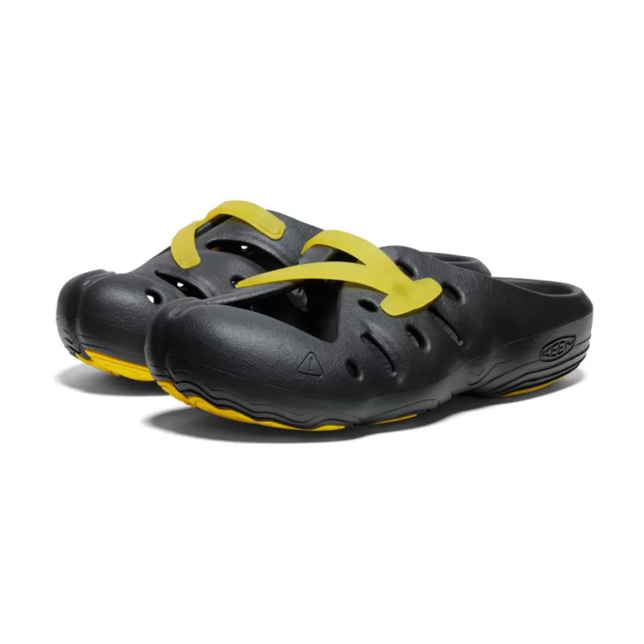 Women KEEN Slip-Ons-Yogeez Clog | Black/ Yellow