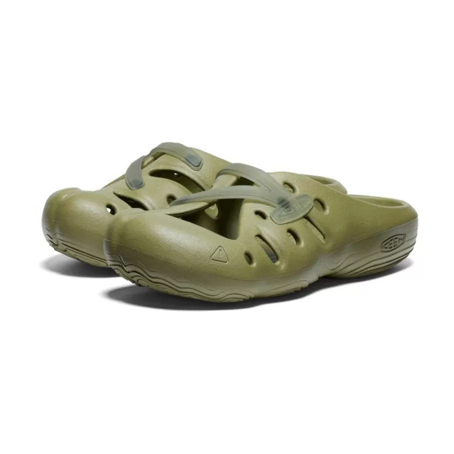 Women KEEN Slip-Ons-Yogeez Clog | Martini Olive