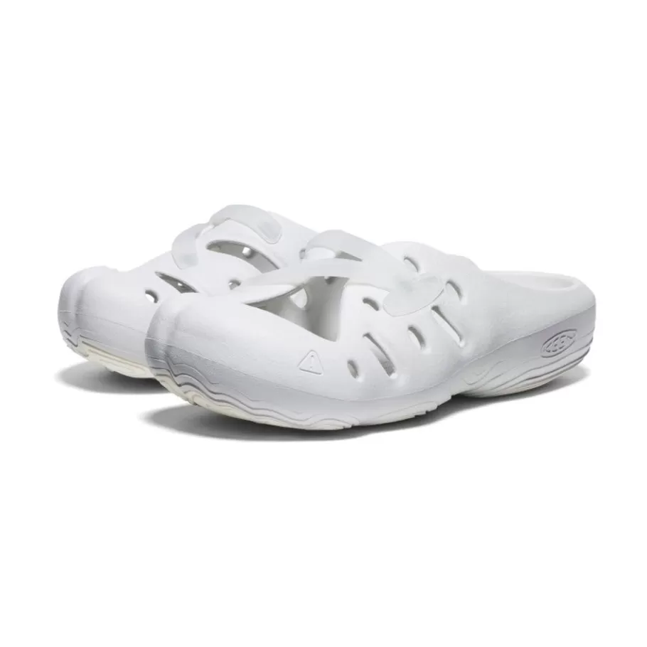 Women KEEN Slip-Ons-Yogeez Clog | Vapor/Star White